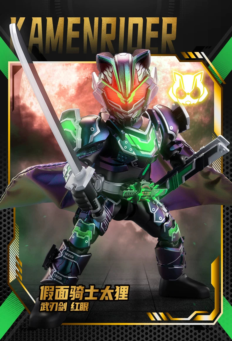1/9Pcs BLOKEES Blind box Episode 3 survival game Kamen Rider Ex-Aid Tycoon Saber Genm Glare Movable Model Assembled Toys