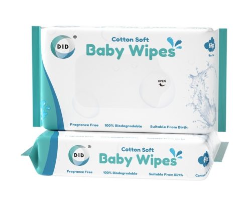 64Pk Biodegradable Baby Wipes