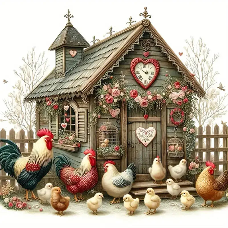 5D Diamond Painting Store House Landscape DIY Diamond Mosaic Book Handmade Hobby Embroidery Wall Decor Unique Gift
