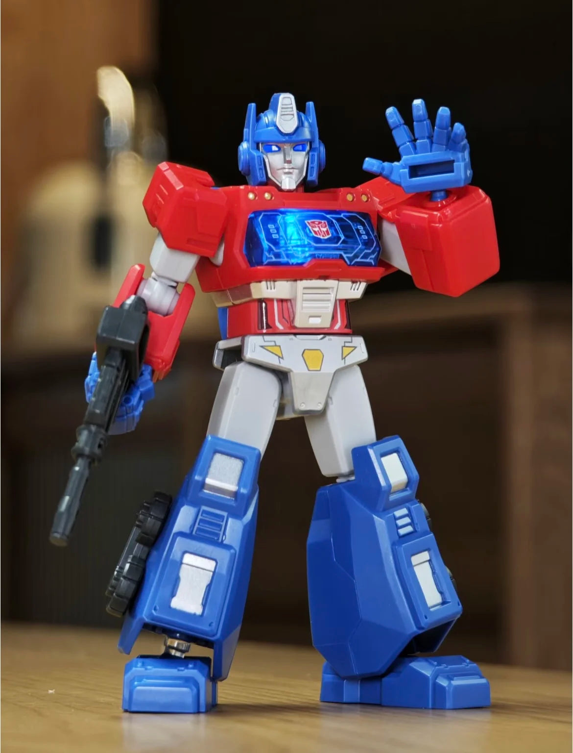 Blokees Transformers One Anime Movies Optimus Prime Bumblebee Starscream Soundwave Shockwave Cartoon Anime Robot Assembled Toy