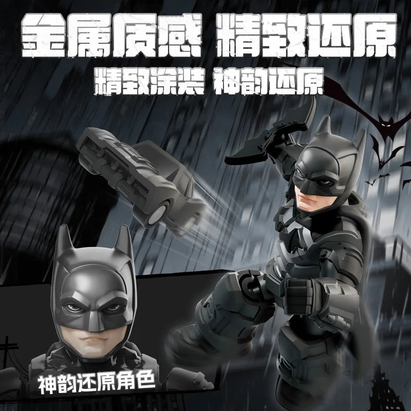 Original Blokees DC Marvel Hero Batman Star Edition Series Blind Box Toy Batman Motorcycle Collectible Perfect Christmas Gift