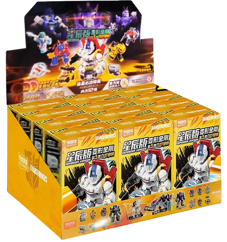 Blokees Transformers Building Blocks Defender Version Optimus Prime Bumblebee Robot Cartoon Anime Transformation Collection Toys