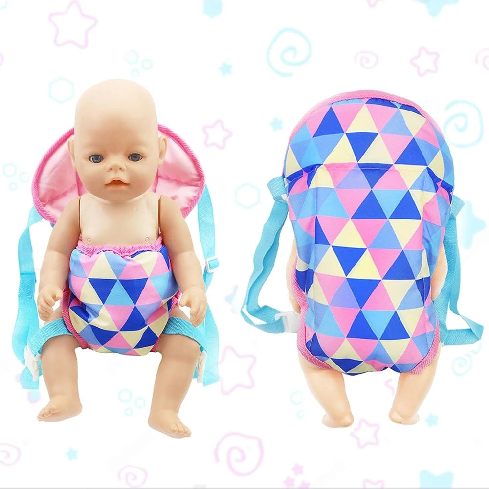 Alpaca Style Dolls Out Going Carry Bag 43-45cm Newborn Doll Clothes Accessories Christmas Birthday Gift18 Inch Doll Backpack Bag
