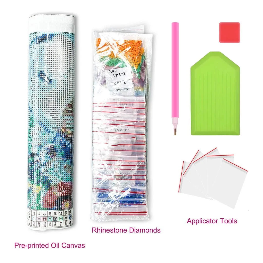5D Diamond Painting Goth Girls Wonderland Collection Bizarre Art Full Square Diamond Embroidery Cross Stitch Diamond Mosaic Kit