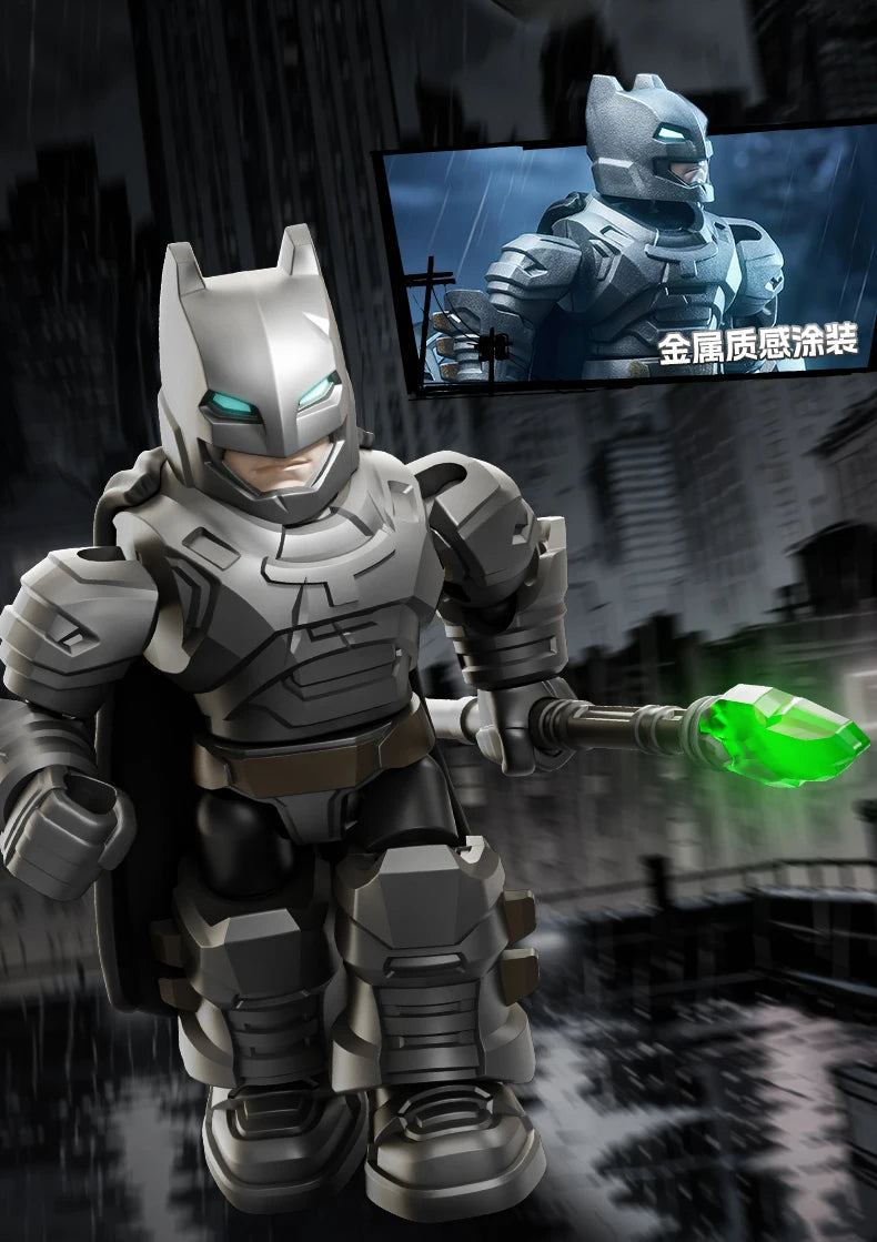 Original Blokees DC Marvel Hero Batman Star Edition Series Blind Box Toy Batman Motorcycle Collectible Perfect Christmas Gift
