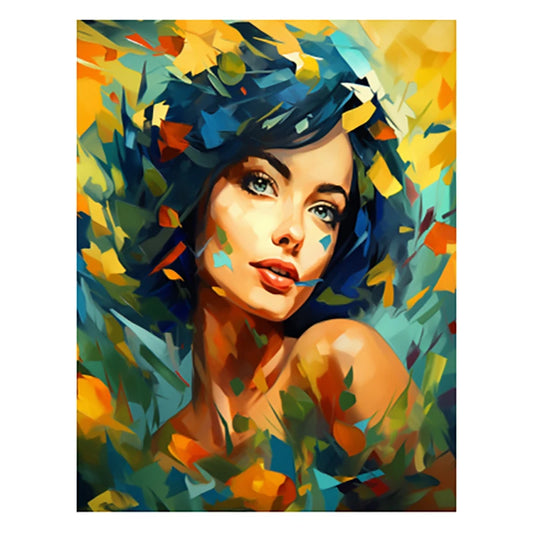 Lady 5D DIY Diamond Painting by numbers Full fairy dust drills Embroidery Mosaic cross stitch kits art Home pintura de diamante