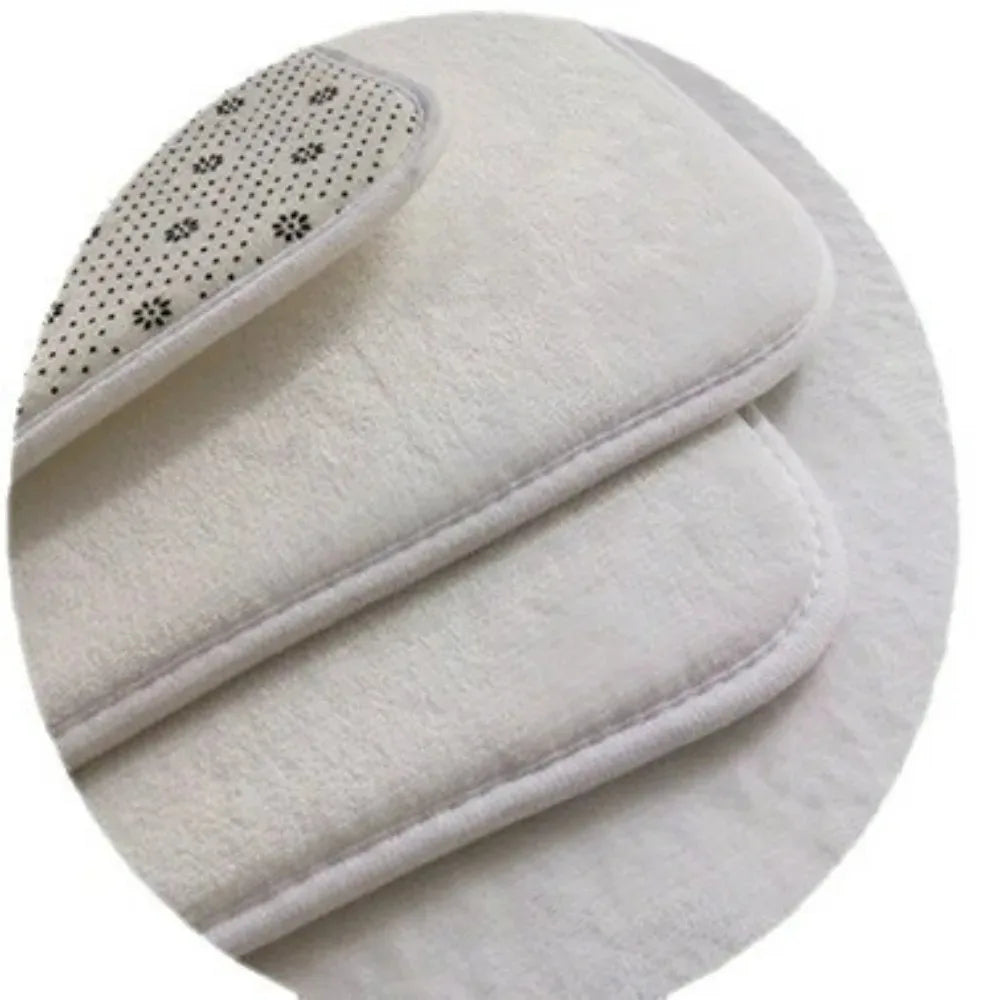 Highland Cows and Flowers Pattern Mat Non-Slip Kitchen Mat, Fashionable Home Decor for Living Rooms, Bedrooms, Hallway Entrances