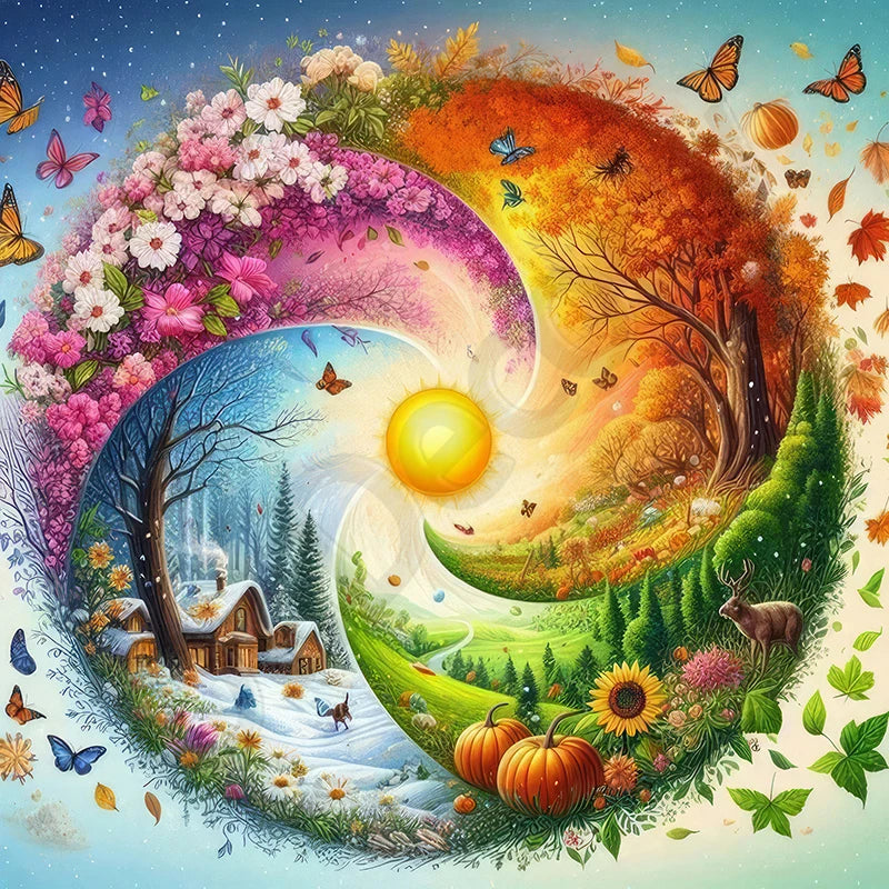 5D Diy Diamond Paintings Kits New 2025 Accessories 30x30 cm Wall Art Diamond Art Painting Kits Embroidery Full Crystal Mosaic
