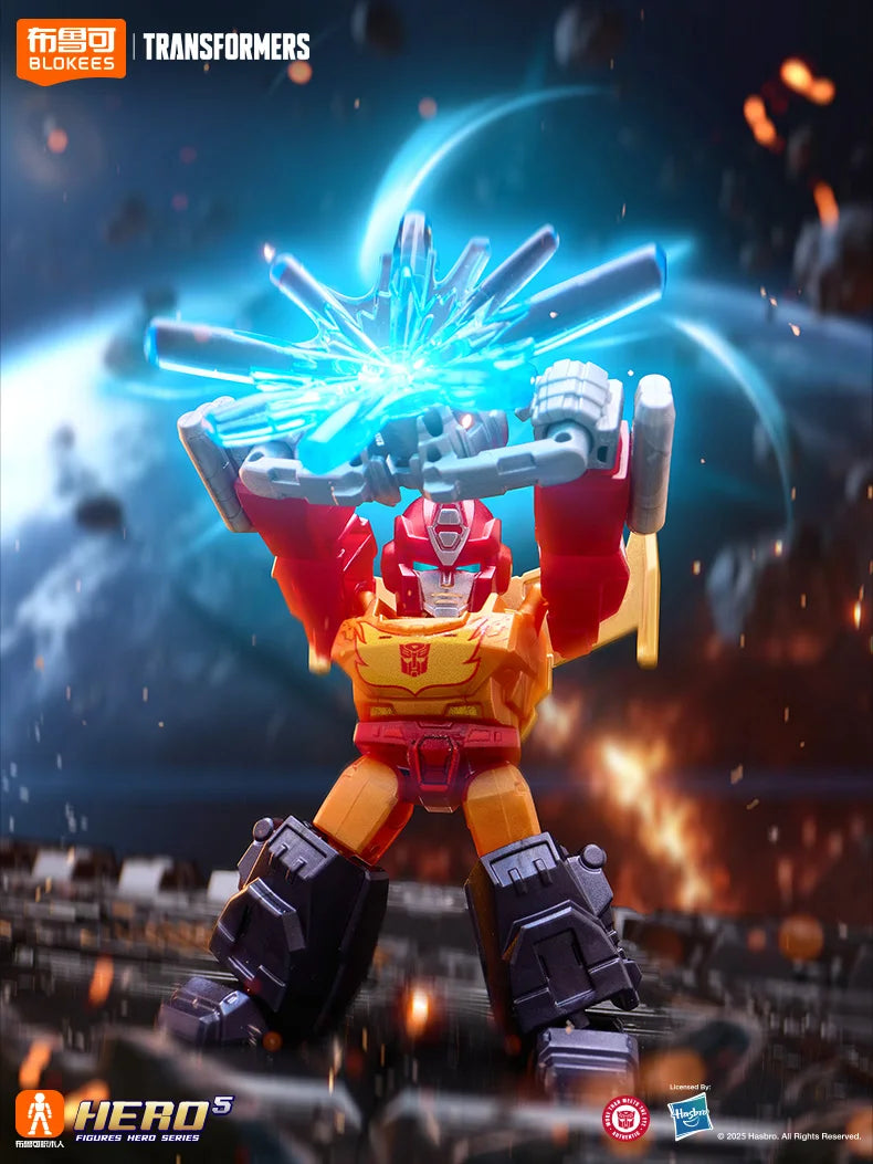 Blokees Transformers Building Blocks Defender Version Optimus Prime Bumblebee Robot Cartoon Anime Transformation Collection Toys
