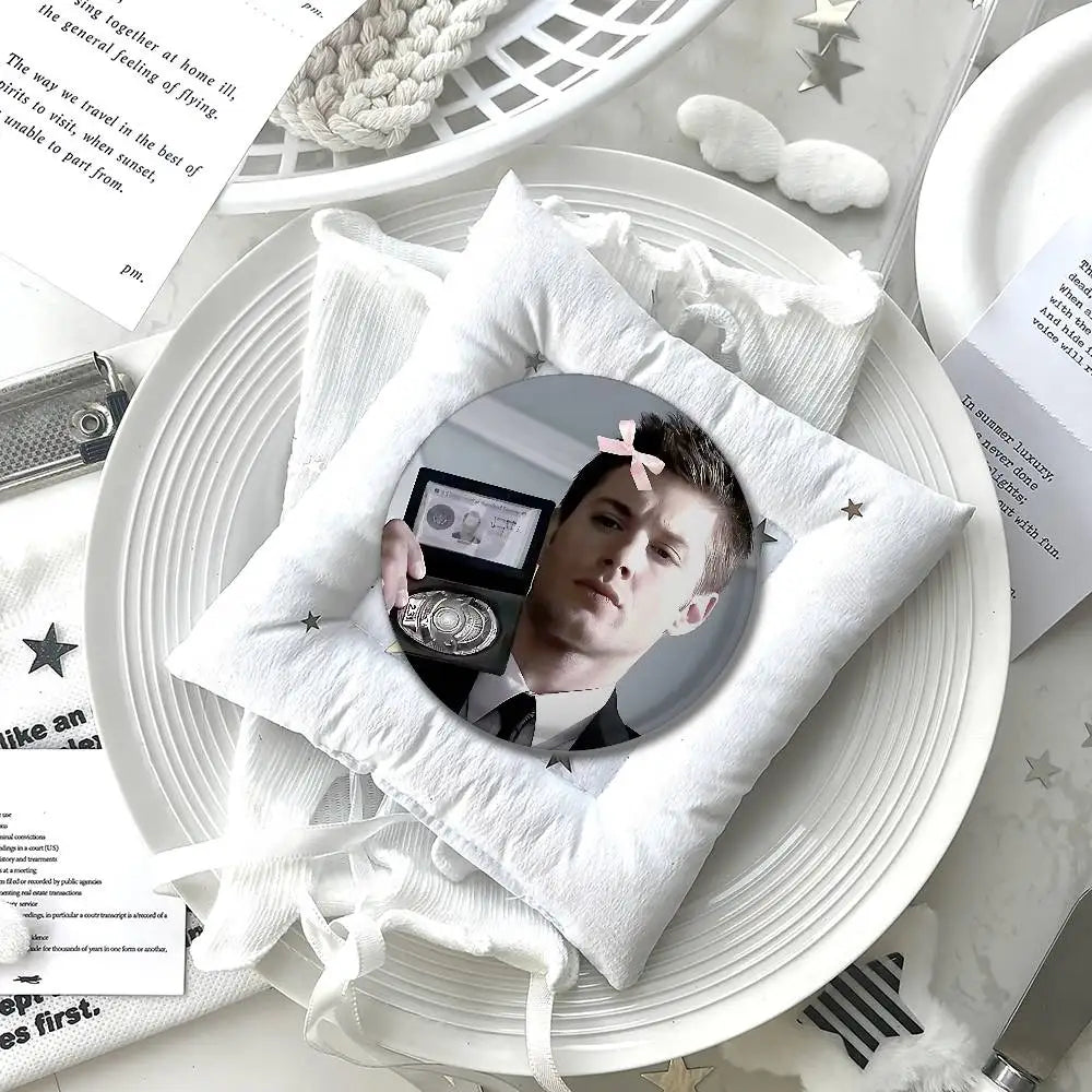 TV S-Supernatural Round Exquisite Badge Brooches Creative Pins For Clothes Hat Backpack Gift Accessories