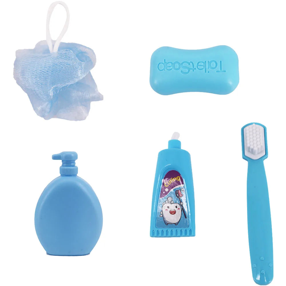 Doll Accessories Mini Diapers Milk Bottles Nipples Toothbrushes For 43CM Baby Doll&18Inch American Doll Accessories,DIY Toy Gift