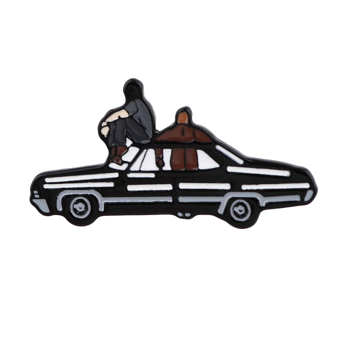 Classic TV Show Supernatural Brooches for Women Lapel Pins Badges on Backpack Clothing Accessories Creative Jewelry Fans Gift