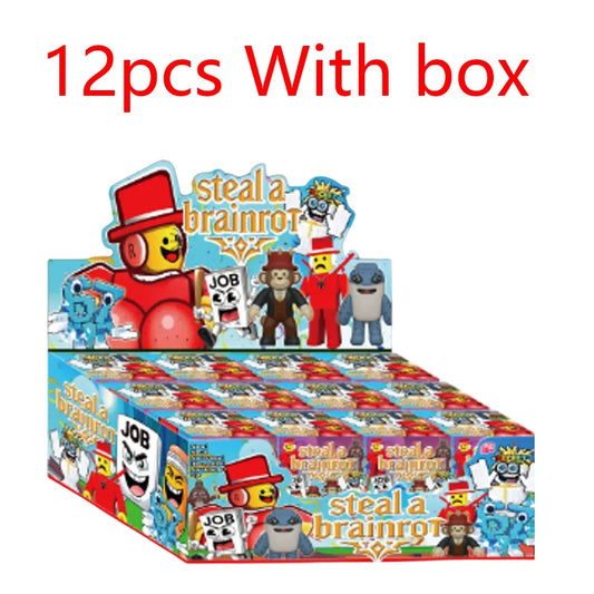 2026 Hot Anime Steal A Brainrot Jandel Doll Vinyl Toy Vinyl Mask Blind Box Ornament Toy Birthday Christmas New Year gifts