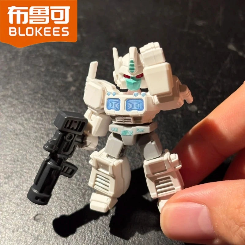 Blokees Transformers Defender Series Starry Edition V2 Optimus Prime Megatron Starscream Bumblebee Assembly Blocks Toy Kid Gifts