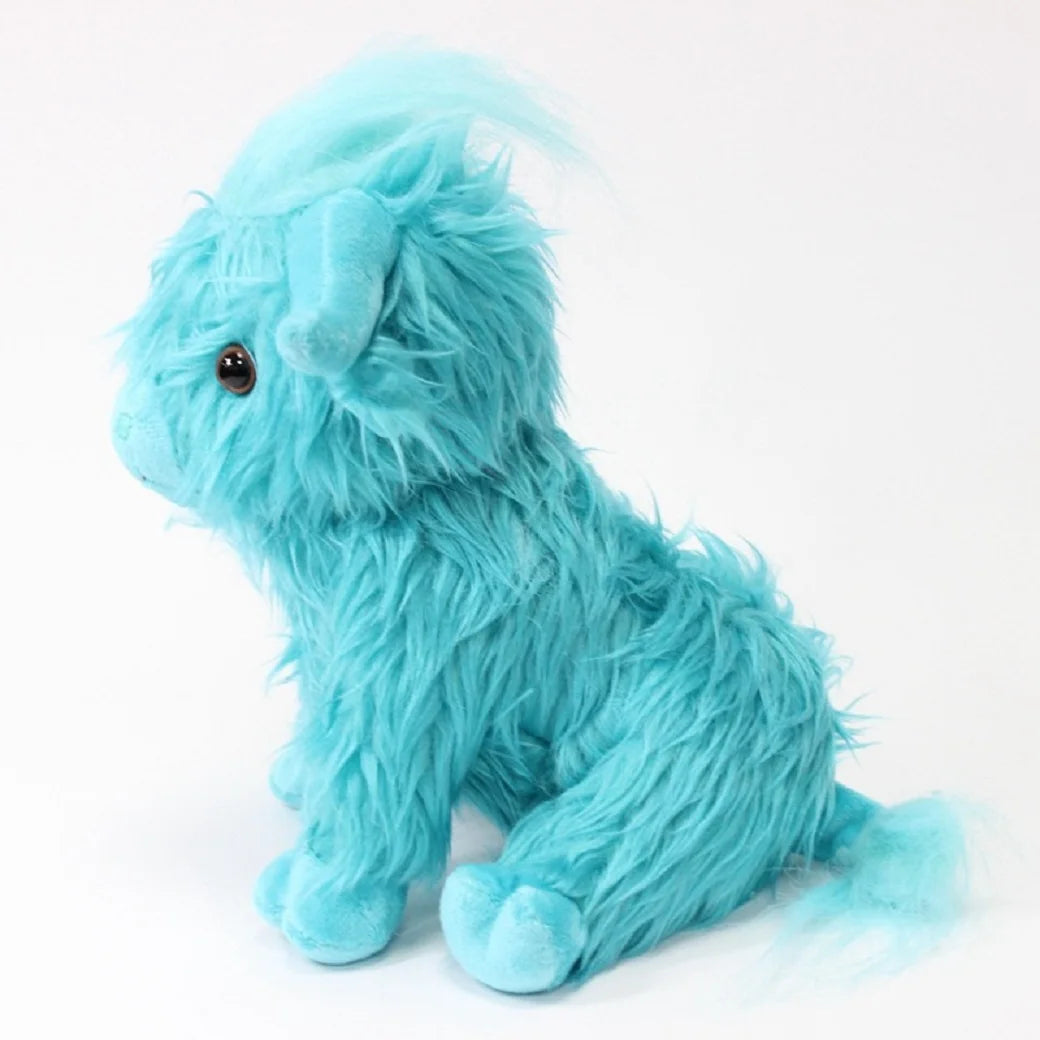 Cute Highland Cow Plush Toys Stuffed Animal Toy Dolls Simulation Long Hair Cow Plush for Kids Birthday Gift Home Decoration