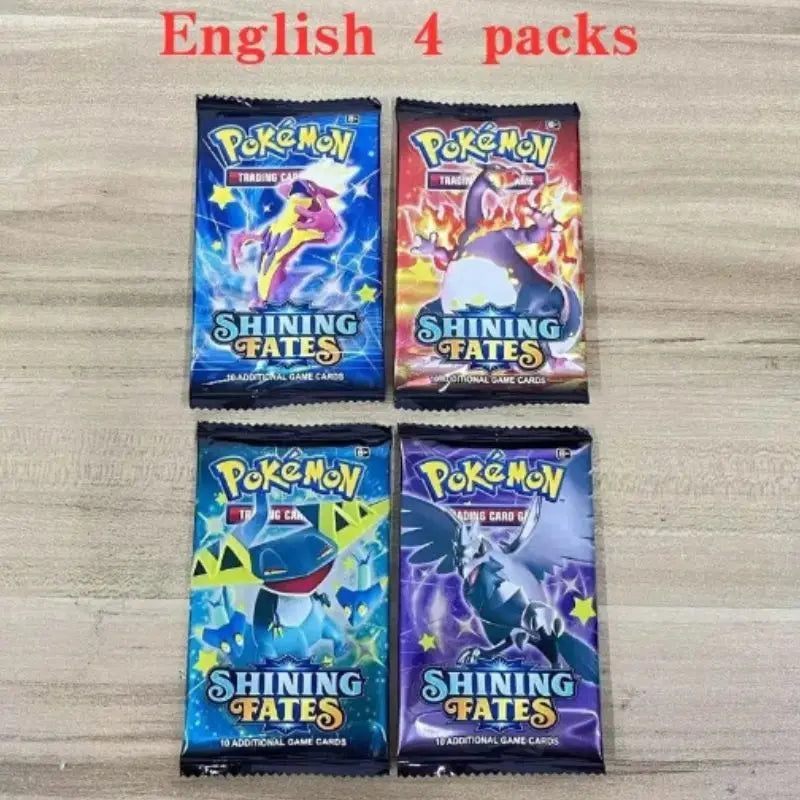 10/40PC Pokemon Card Shining Fates Style English Booster Battle Carte Trading Card Game Collection GX V EX Cards Toys Kids Gifts