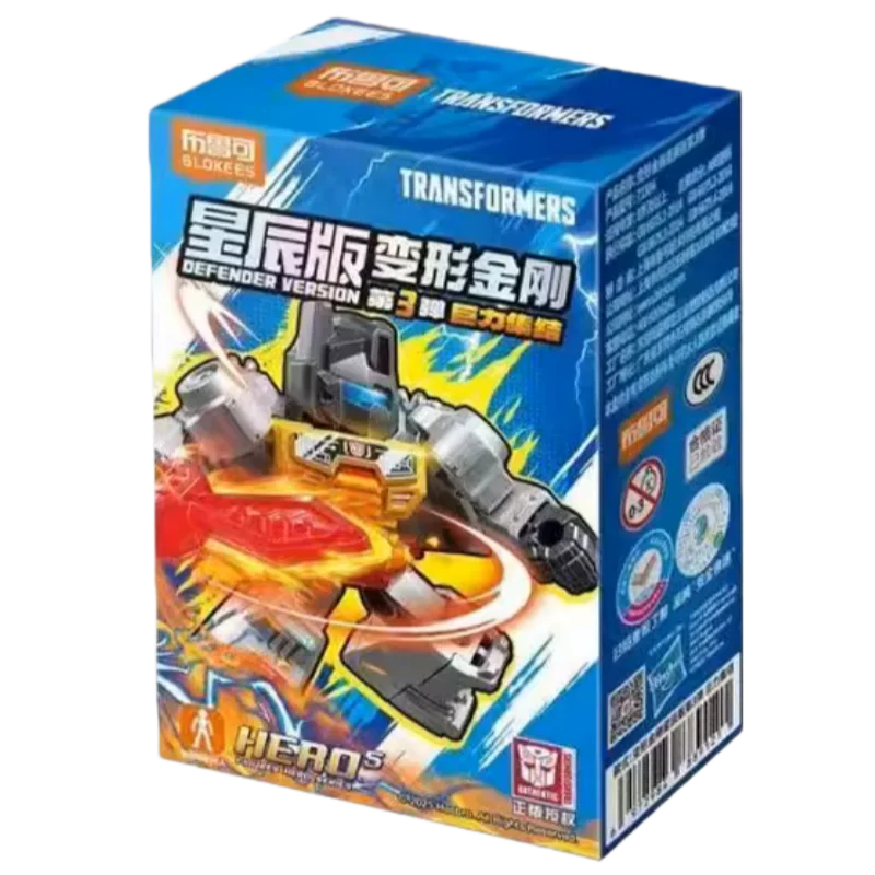 BLOKEES Transformers Building Block Man Star Edition 3nd Grimlock Soundwave Pocket Blind Box Mini Assembling Toy Children's Gift
