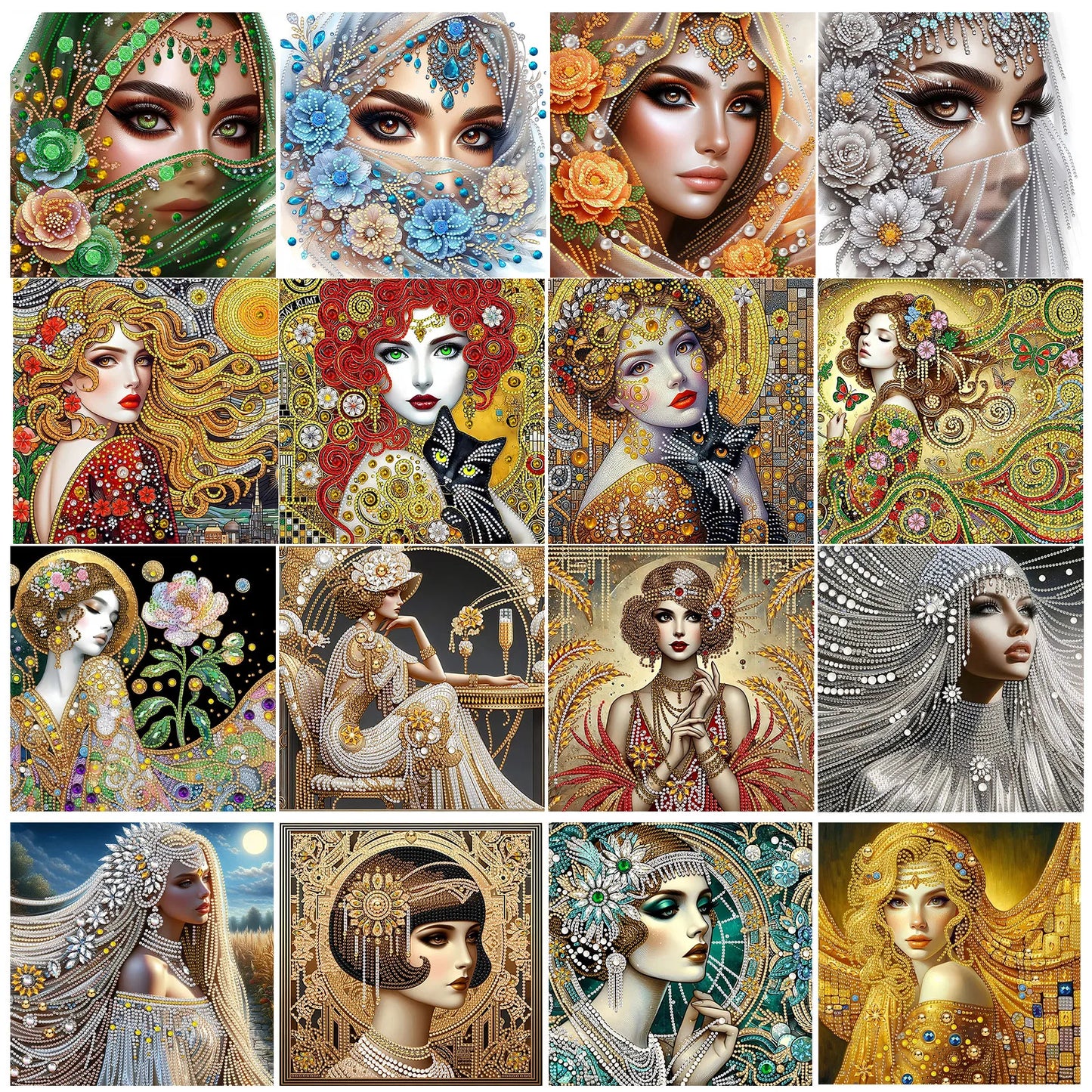 Beauty Special Shaped 5D DIY Partial Drill Diamonds Dots Gem Art Kits for Adults Home Wall Decor Diamond Dots Paintings 30x30cm