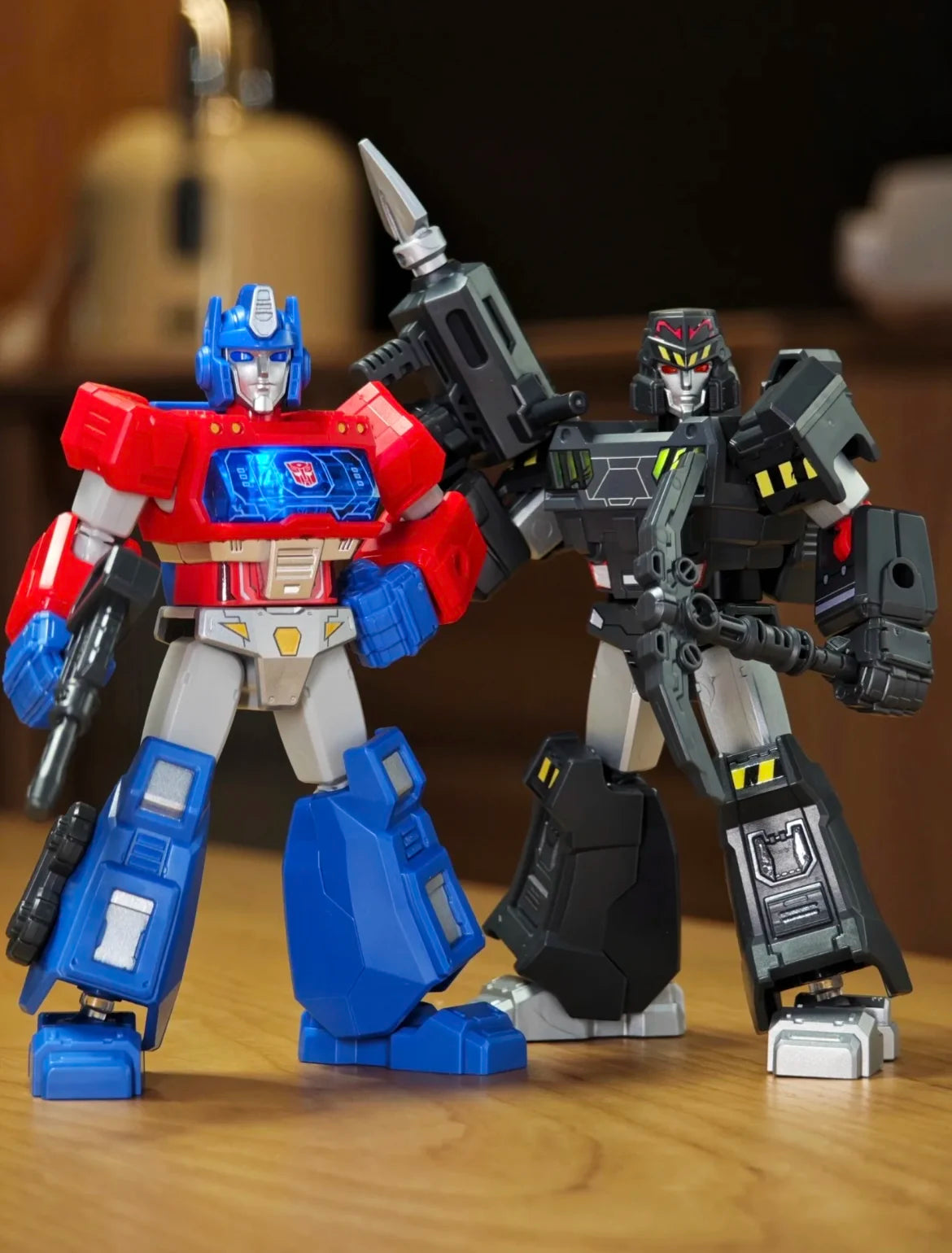 Blokees Transformers One Anime Movies Optimus Prime Bumblebee Starscream Soundwave Shockwave Cartoon Anime Robot Assembled Toy