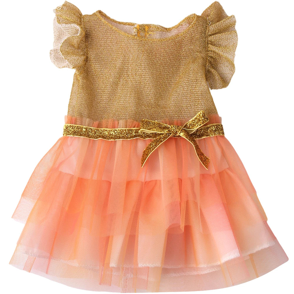 Cute Princess Tutu Skirt American 18 Inch Girl Doll Tulle Dress Children Toys Ours & Generation Dolls Cute Skirt Accessories