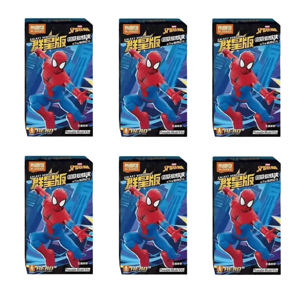 In Stock Blokees Marvel HeroGalaxy Series 05 SpiderMan Building Blocks Genuine Licensed Collectible Block Toy for Kids & Fans