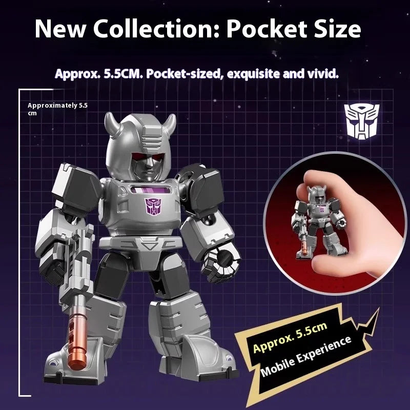 Blokees Transformers Defender Series Starry Edition V2 Optimus Prime Megatron Starscream Bumblebee Assembly Blocks Toy Kid Gifts
