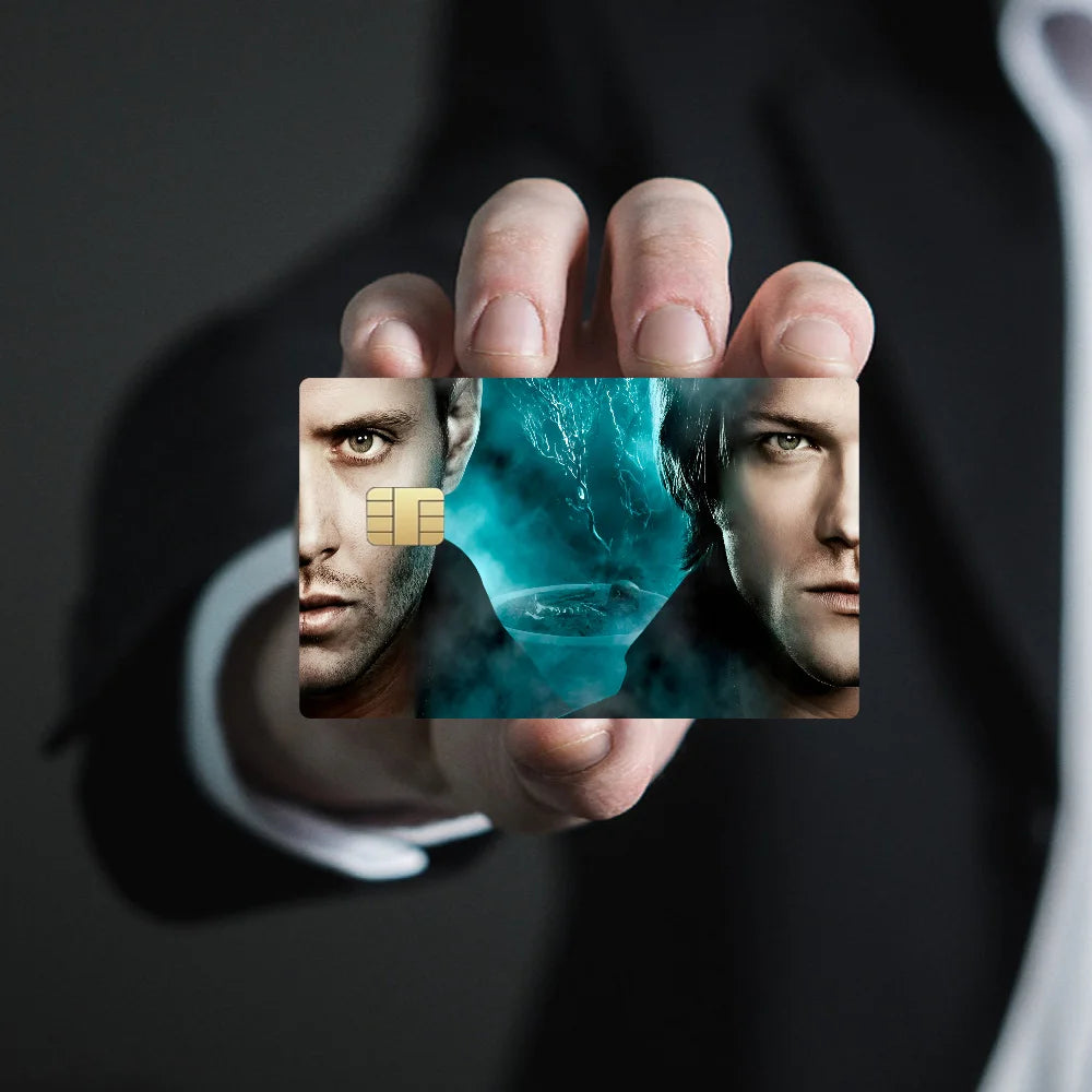 TV Play Series Supernatural Movie100% Hot Sale Amine Credit Debit Bank Card Bus Card Film Skin Sticker