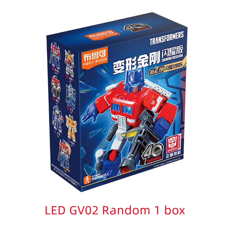 Blokees Transformers One Anime Movies Optimus Prime Bumblebee Starscream Soundwave Shockwave Cartoon Anime Robot Assembled Toy