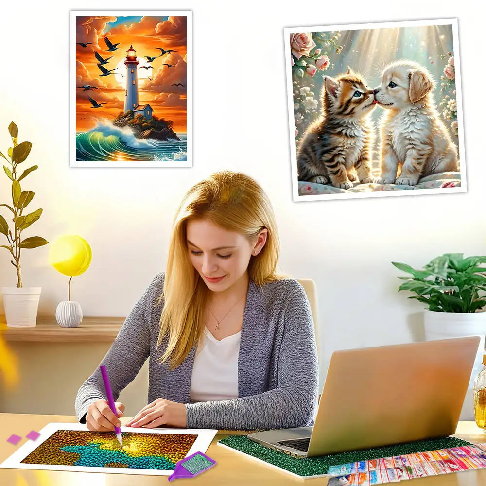 EverShine DIY 5D Diamond Mosaic Ballet Girl Full Drill Embroidery Butterfly Diamond Art Painting Kit Portrait Handicrafts Gift