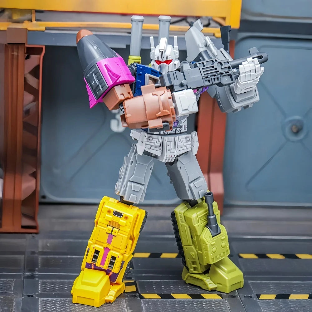 In Stock Blokees Transformers Defender Vol.6 Collectible Model Toys Beast War Combination Sets Armored Devastator Toys Gifts