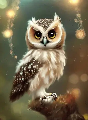 AB Diamond DIY 5D Diamond Painting Kit, featuring adorable animal designs, suitable for adults and beginners.