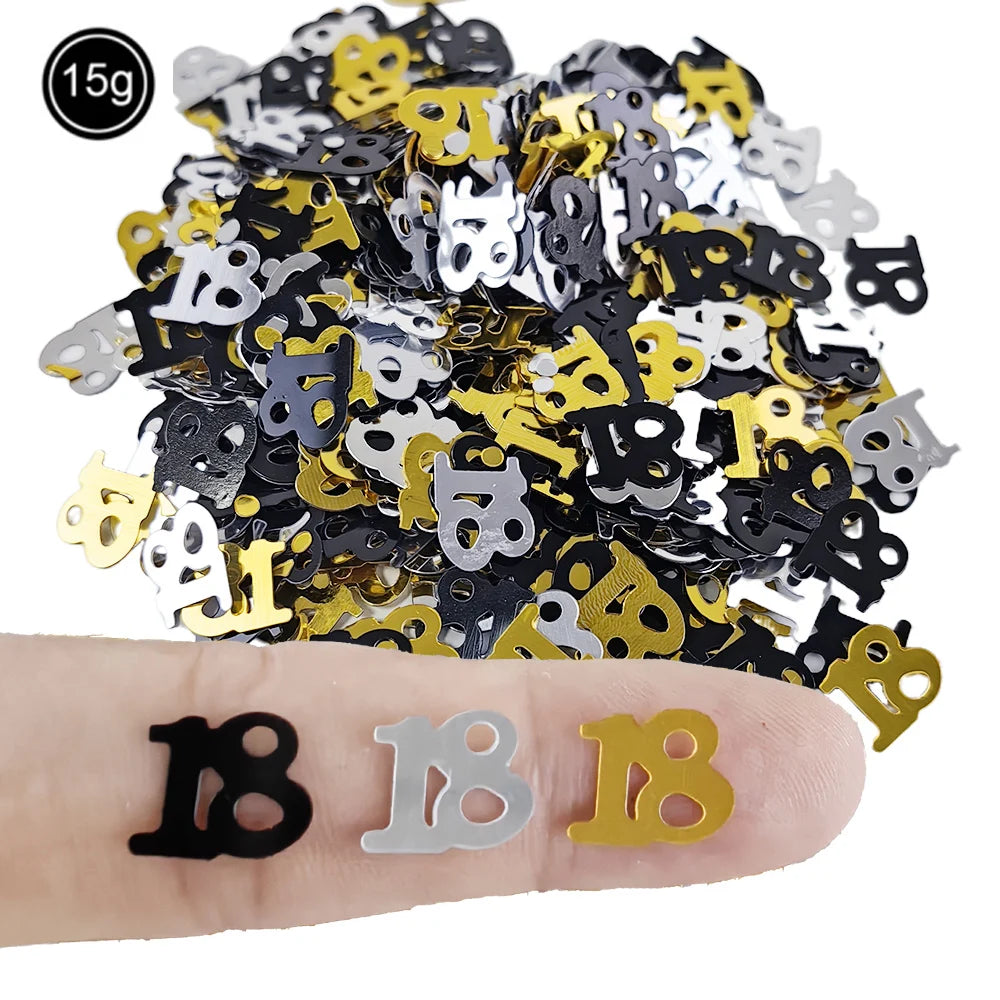 18th Birthday Party Supplies Black Gold 18th Birthday Plates Napkins Dinnerware for Boys Girls 18 Years Old Birthday Party Decor