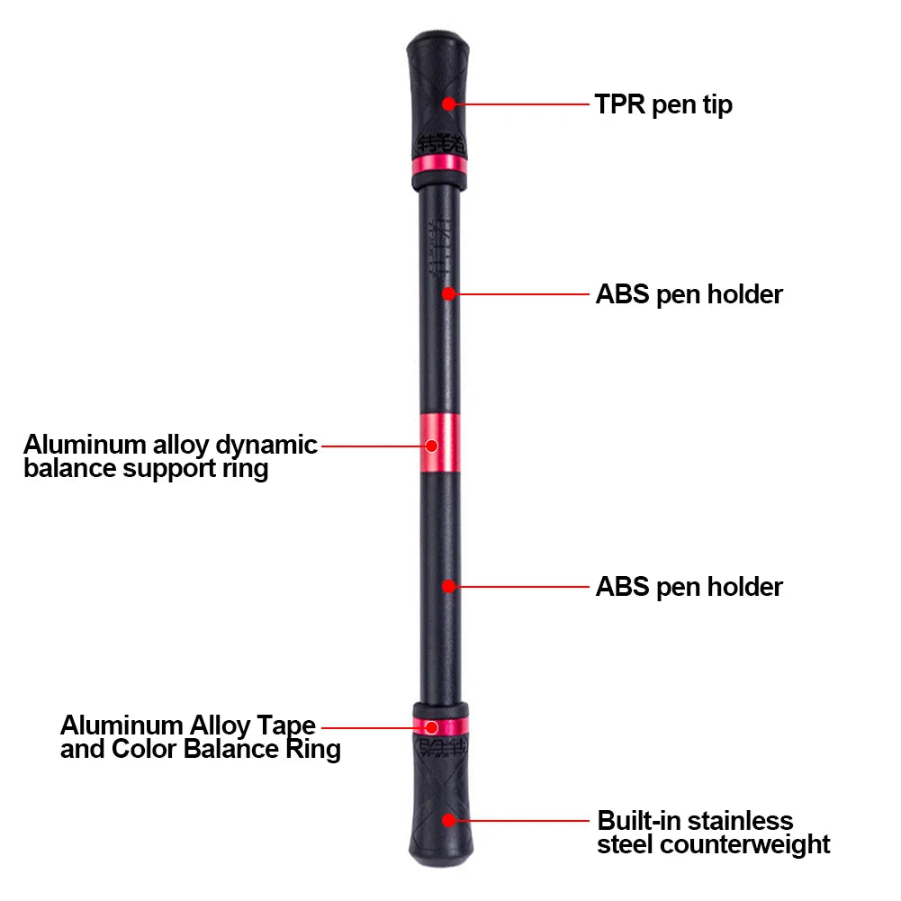 Novelty Rotating Gaming Pen Anti-Skid Spinning Pen Non Slip Aggravated Rolling Intelligence Toy Finger Pressure Relief Pen
