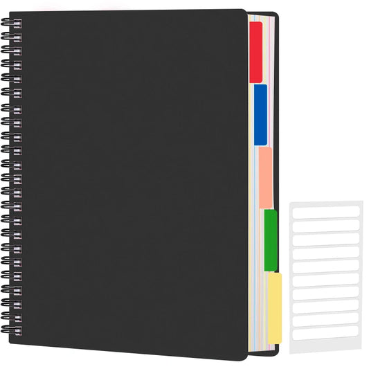 Spiral Notebook with Tabs