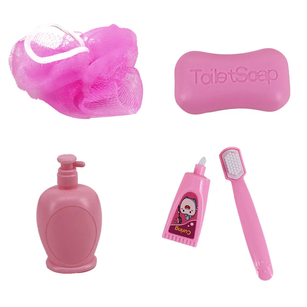 Doll Accessories Mini Diapers Milk Bottles Nipples Toothbrushes For 43CM Baby Doll&18Inch American Doll Accessories,DIY Toy Gift