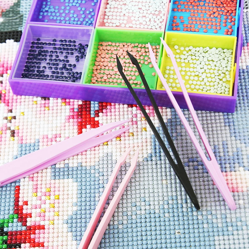 Complete 5D Diamond Painting Set Including Tools and Dot Drill Pen - DIY Craft Kit for Diamond Painting Creations