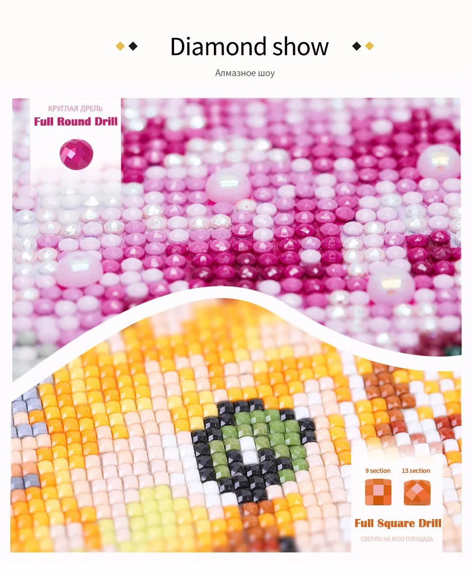 5d Diamond Art Painting Aurora Landscape Mosaic Embroidery Cross Stitch Set Full Round Rhinestone Diy Home Decoration Gift