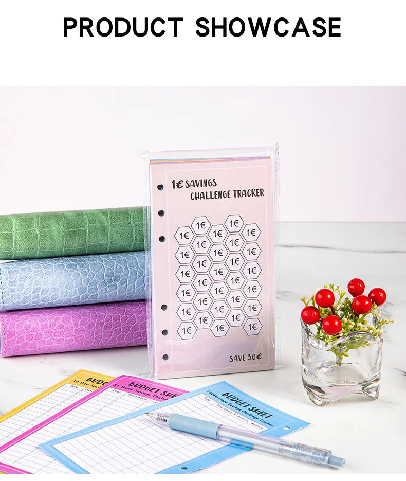 48 Sheets 100-Day Money Saving Challenge Kit - 52 Weeks & 30 Days Budget Planner Cards, Easy & Fun Ways To Save $5050
