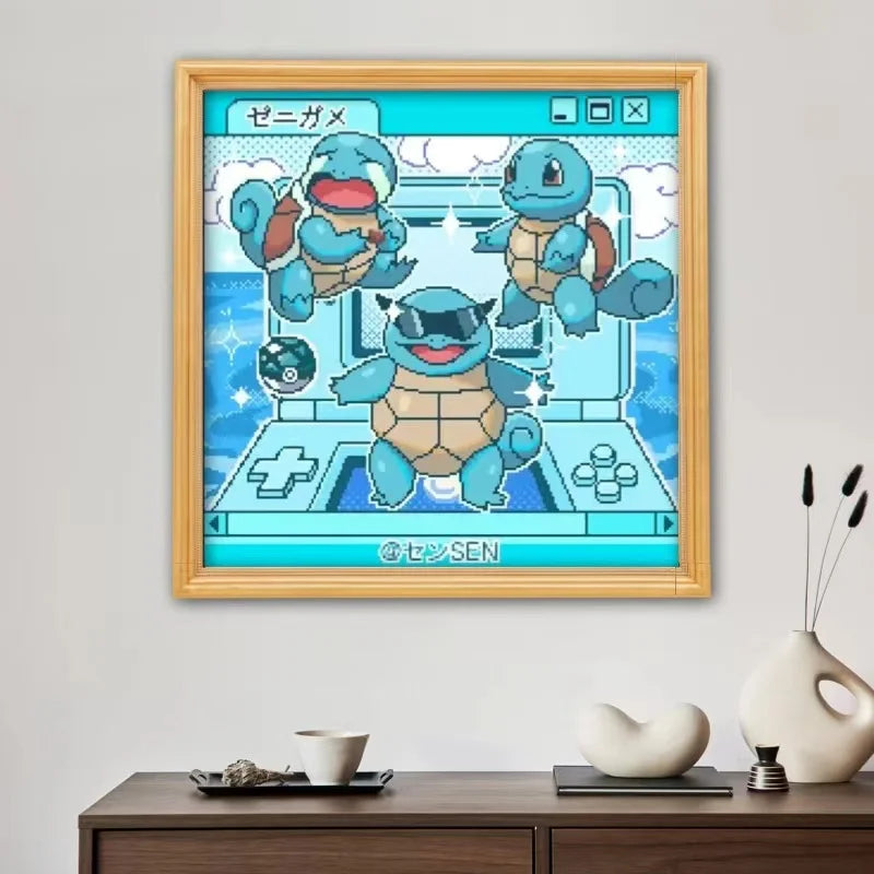 5D Diamond Art Painting Kits New 2024 Embroidery Jewelry Mosaic Cross Stitch Pikachu Bulbasaur Home Decor Children's Gift Crafts