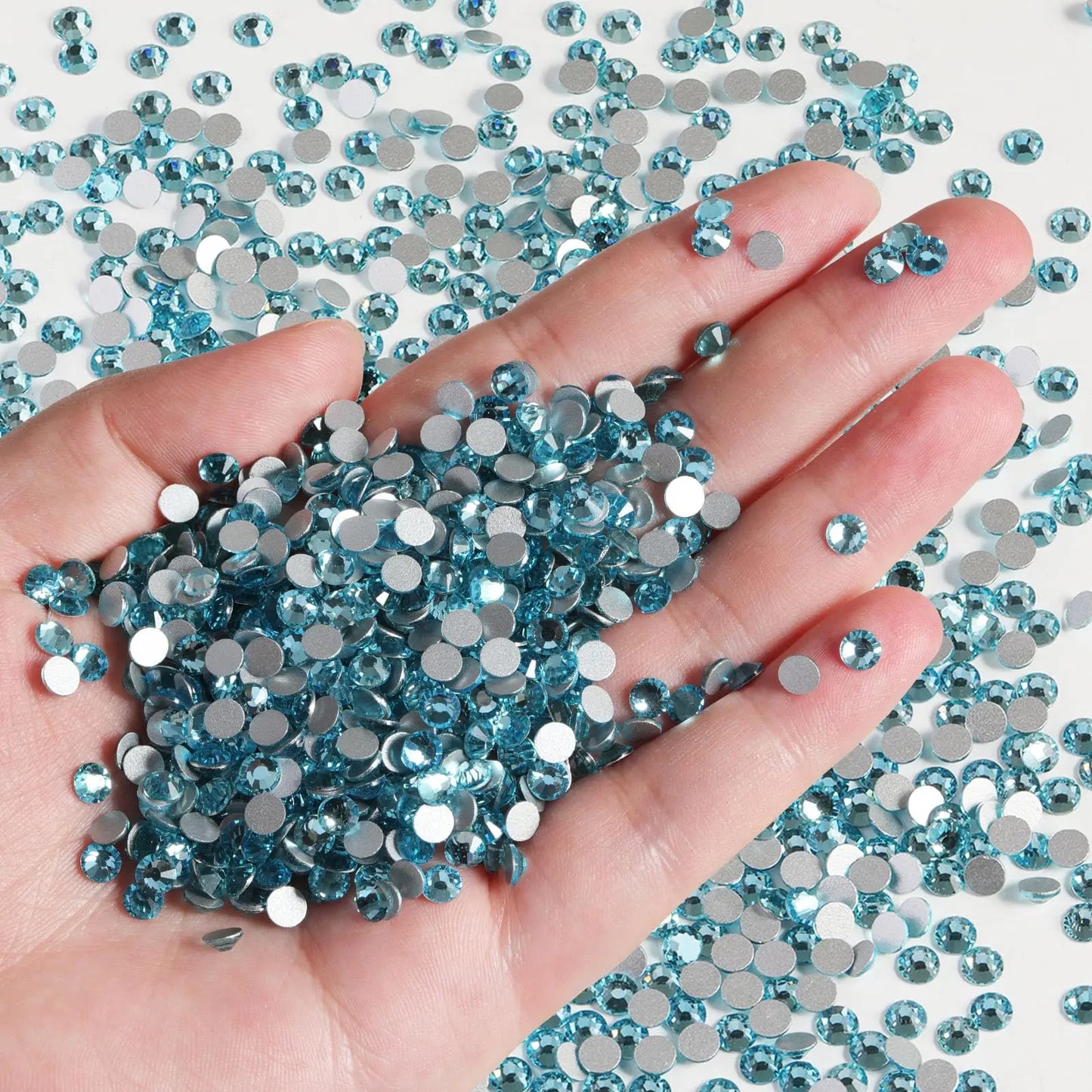 1000pcs Non Hot Fix Rhinestones 2/3/4mm Round Resin Flatback Crystal Rhinestone DIY Nail Art Jewelry Garment Decorations Glue On