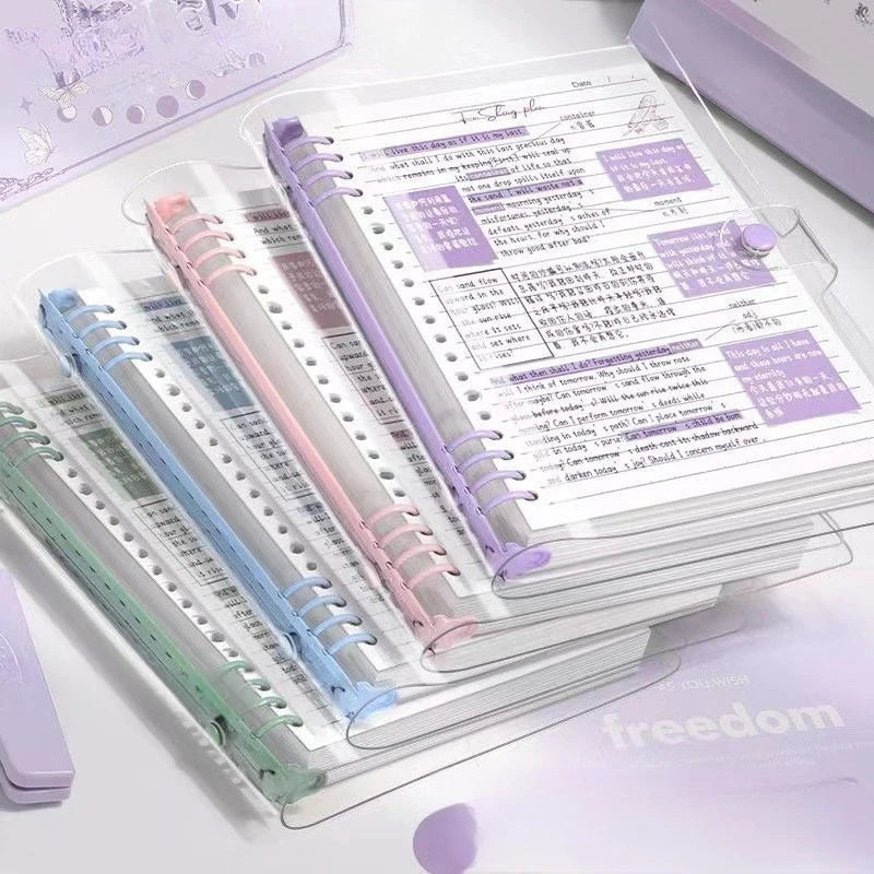Simple Design 120 Pages A5 Loose Spiral Notebook