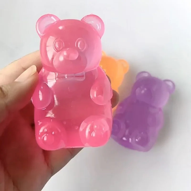 Squishy Bear Stress Ball - Soft Slow Rise Sensory Fidget Toy for Adults Kids Anxiety Relief, Squeeze Relax Gift