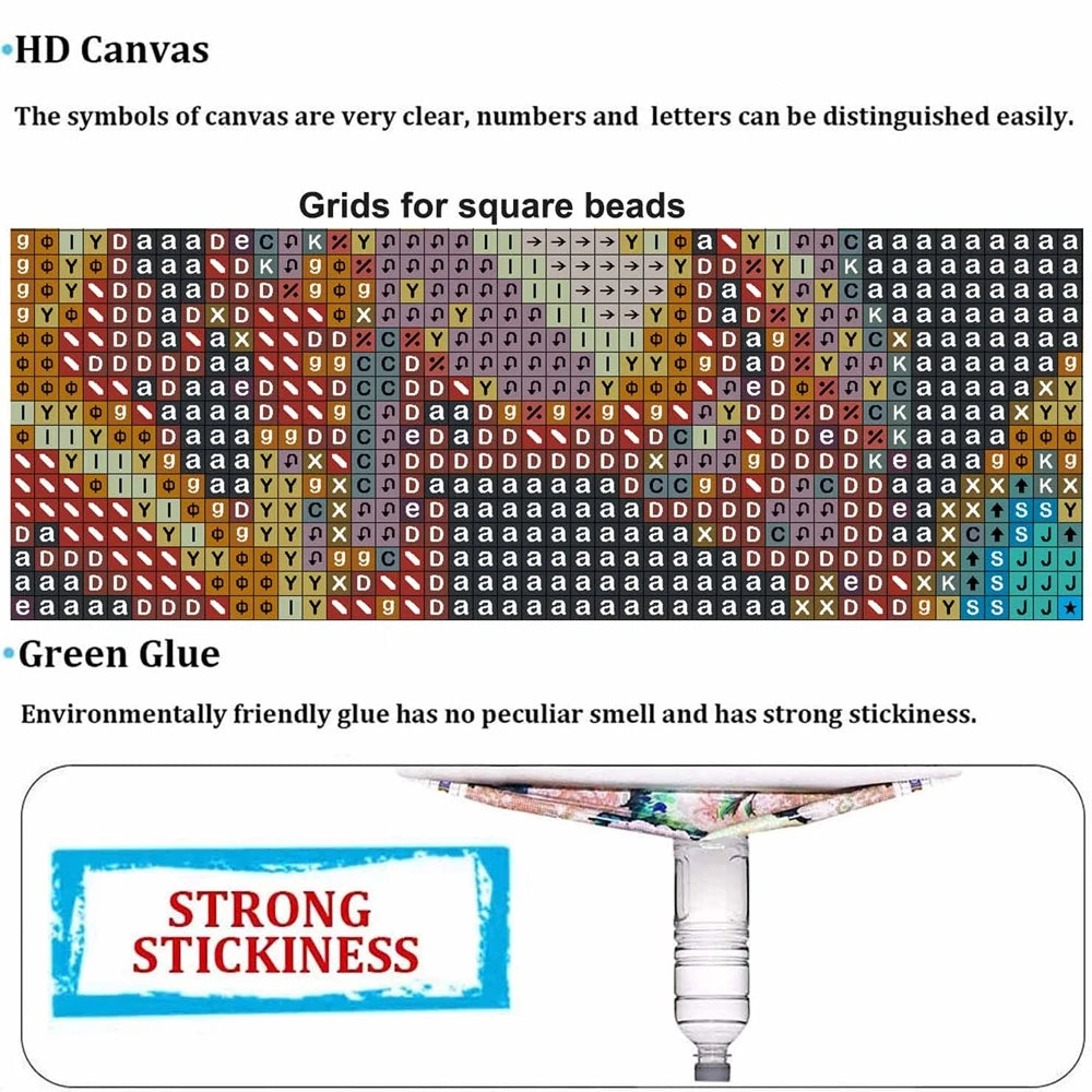 5D Diamond Painting Jazz Music Street Art with Drums Handmade Diamond Embroidery Cross Stitch Living Room Bedroom Decoration