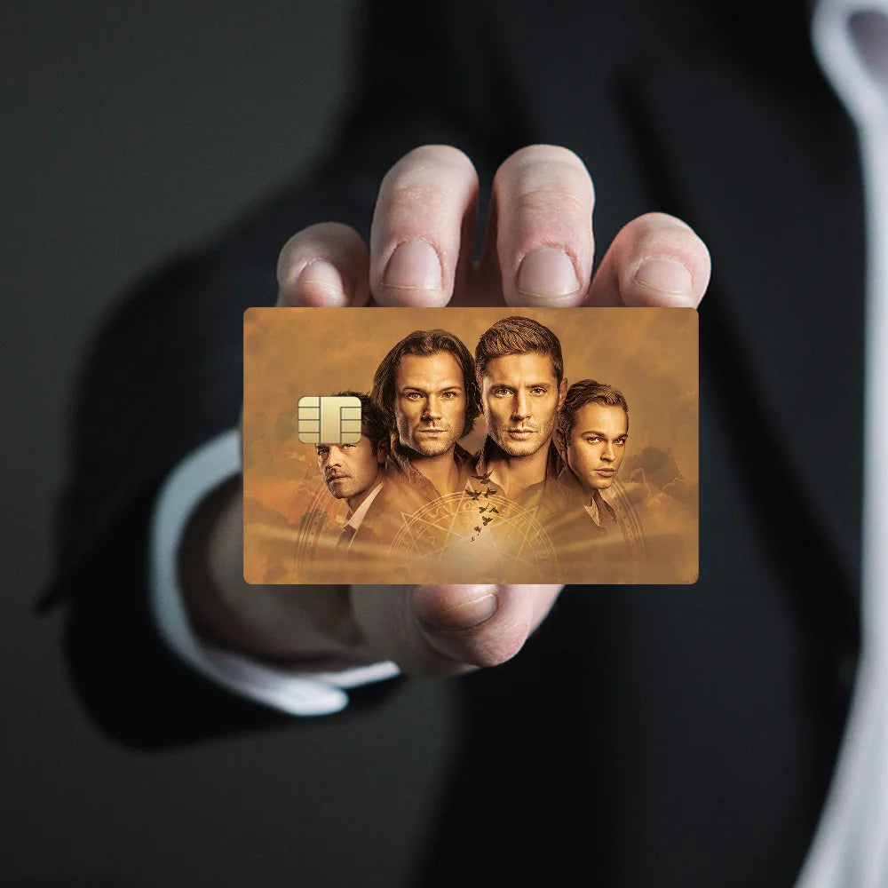TV Play Series Supernatural Movie100% Hot Sale Amine Credit Debit Bank Card Bus Card Film Skin Sticker