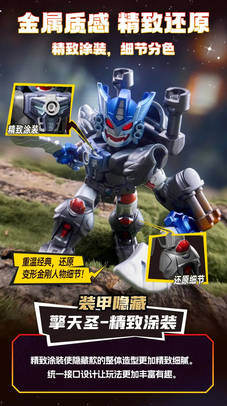Blokees Transformers Grimlock Dinobots Starscream Optimus Prime Defender Version Transformation Bumblebee Robot Collection Toy