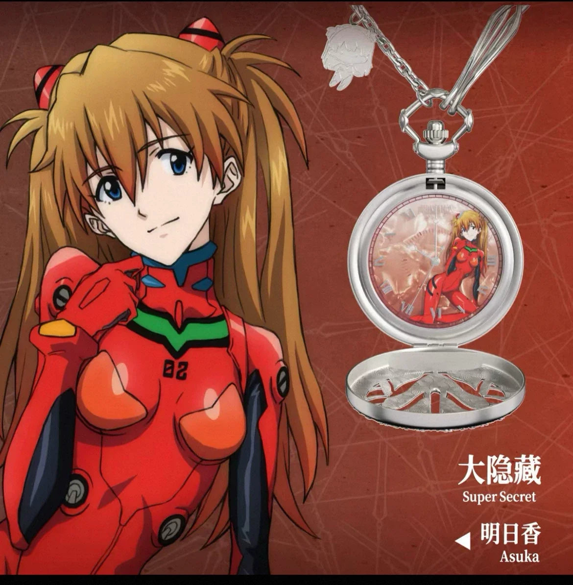 In stock genuine EVA Neon Genesis Evangelion Blind Box Time Repair Plan Series Watch Decor Ornaments Anime Birthday Gift Toys