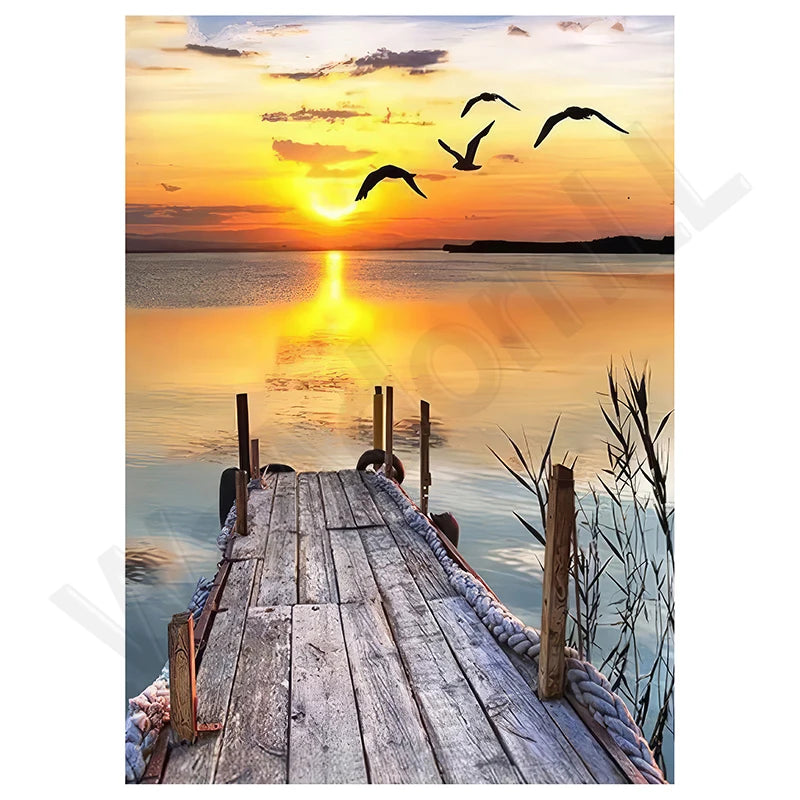 New 5D Diy Diamond Paintings 30x40 cm Mosaic Wall Diamond Art Painting Kits Embroidery Full Crystal Accessories New 2025 Paint