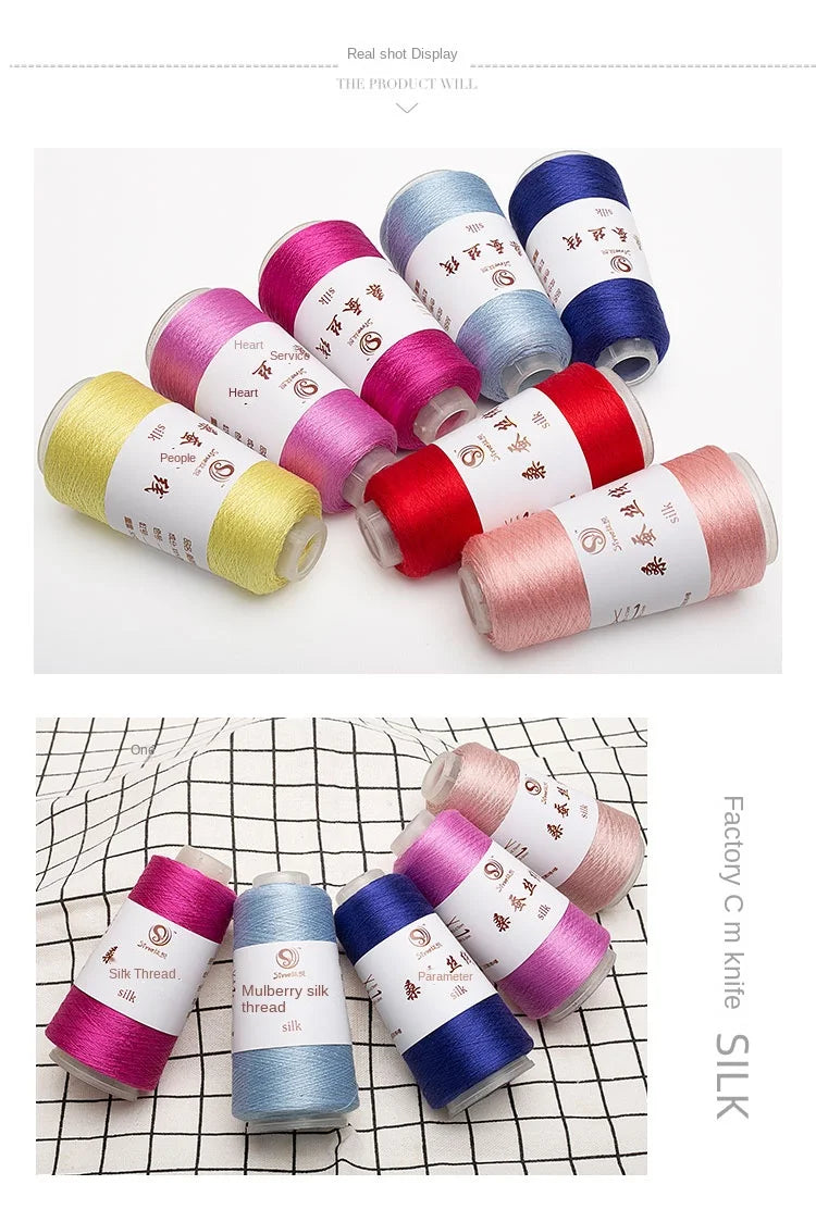 Real Silk Yarns for Knitting and Crochet