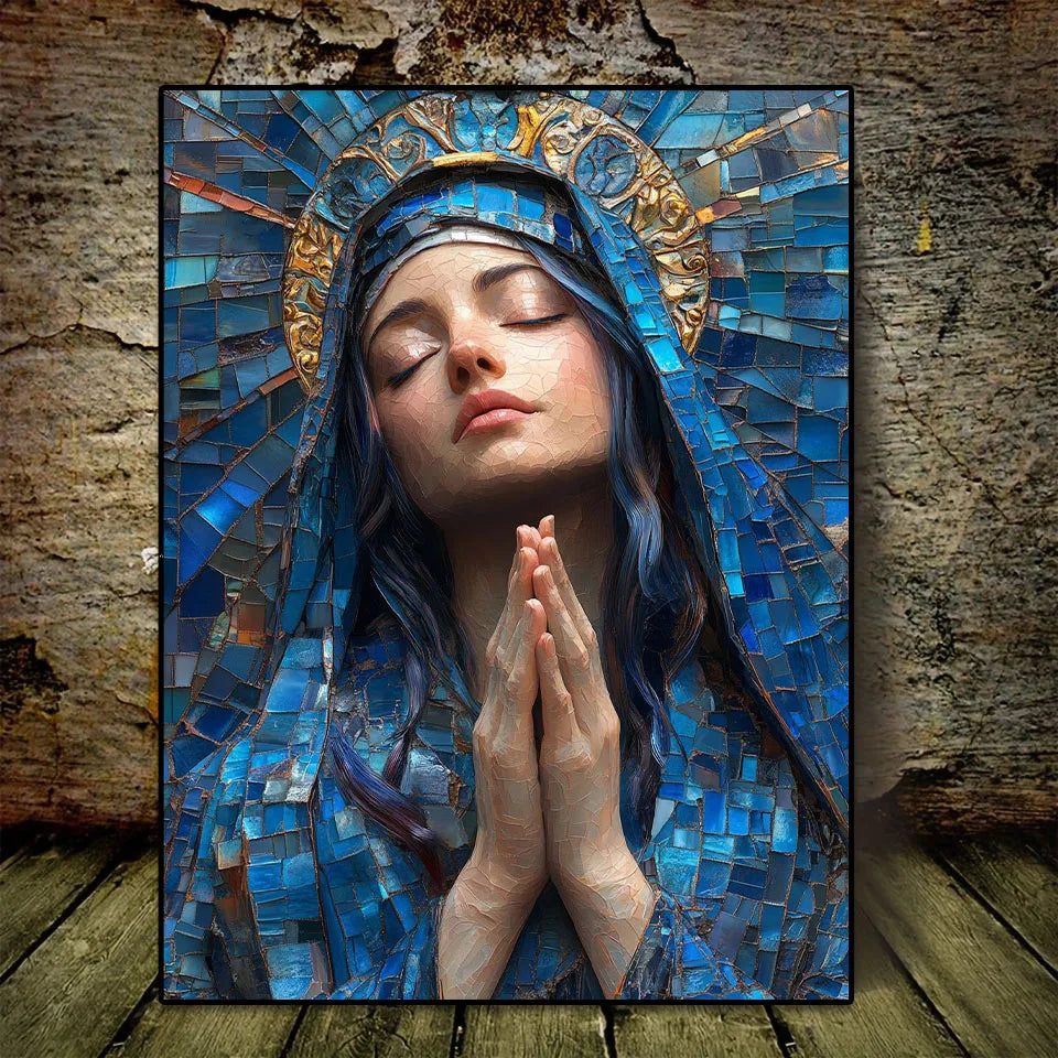 5D Diamond Painting art kit Religious Embroidery Mosaic Madonna DIY Full square Cross Stitch Handmade gift for Home wall Decor