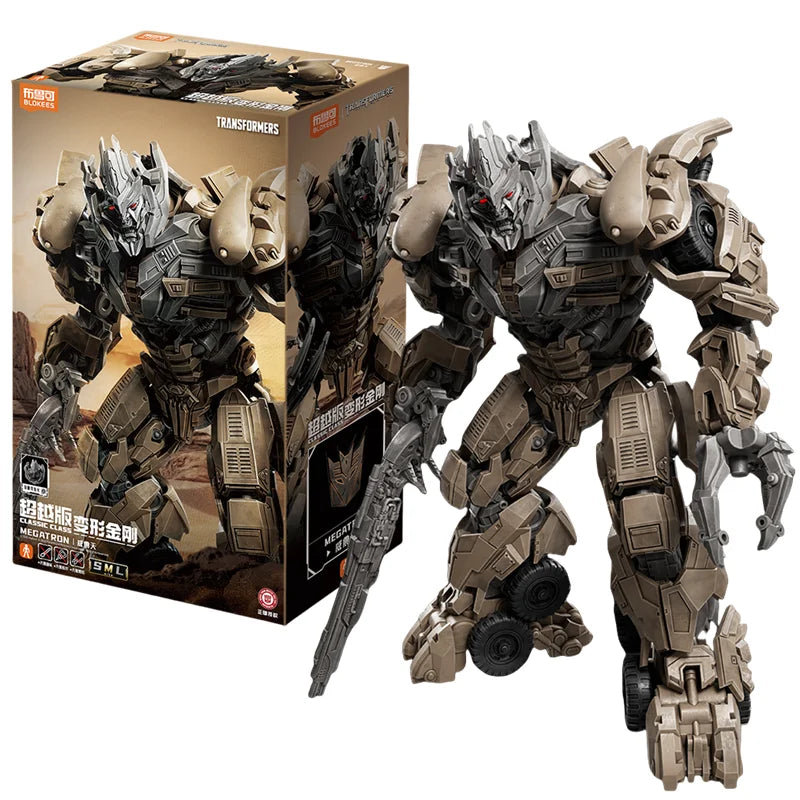 Original Blokees Transformers Optimus Prime The Fallen Shockwave Building Block Sentinel Prime Megatron Scourge Movie Toys Gifts